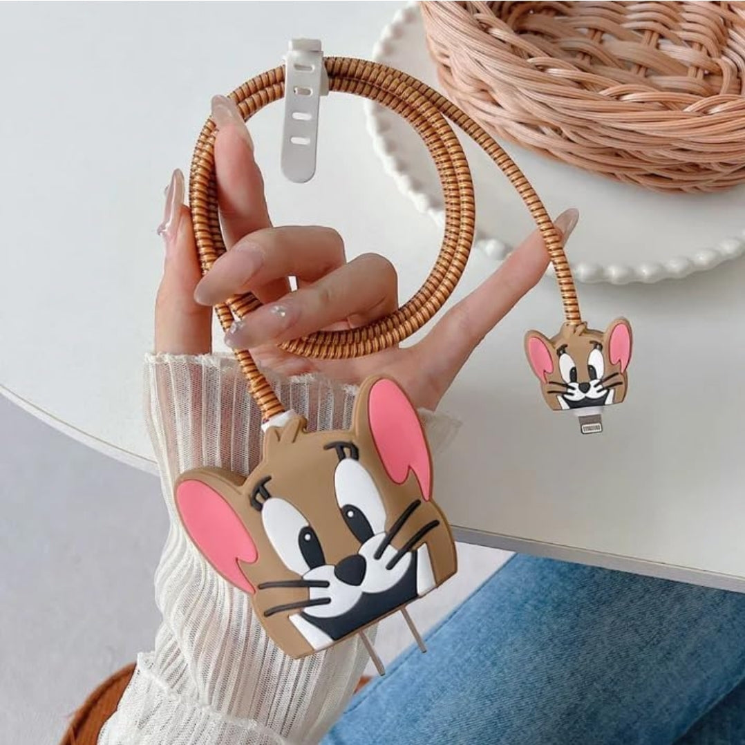 Iphone 18-20W Cartoon Character (JERRY) Charger Protector
