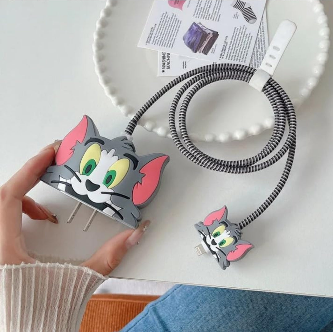 Iphone 18-20W Cartoon Character (TOM) Charger Protector