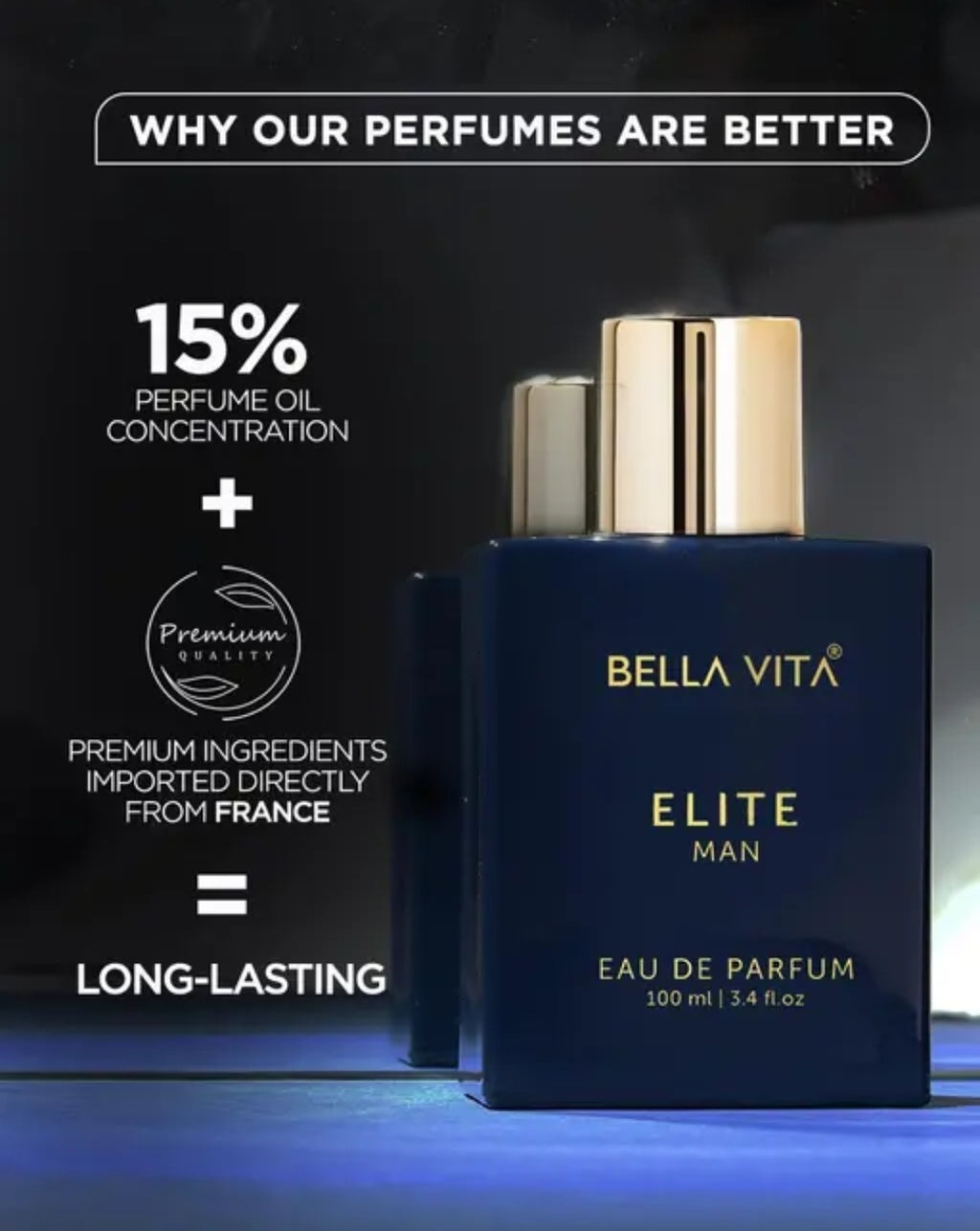 Bella Vita Luxury ELITE EDP Perfume for Men 100ml